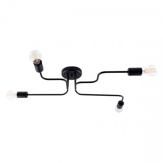 Candelabru VECTOR 4 negru