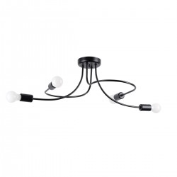 Candelabru LEVAR 4 negru