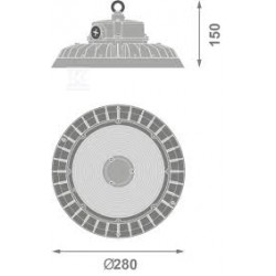Lampa Industriala HIGH BAY E 200 W ML 840 60DEG IP65 4099854417771