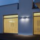 Aplica LED de exterior ELIA OL 8W corp negru iluminare indirecta lumina neutra IP65