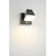 Aplica LED de perete patrata cu senzor 12.5W Zeta SCHRACK antracit lumina calda