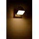 Aplica LED de perete patrata cu senzor 12.5W Zeta SCHRACK antracit lumina calda