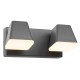Aplica LED de exterior patrata 20W dubla Zeta SCHRACK antracit lumina calda