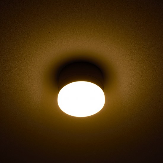 Plafoniera LED 12W de exterior Zelda Round SCHRACK antracit lumina calda IP54