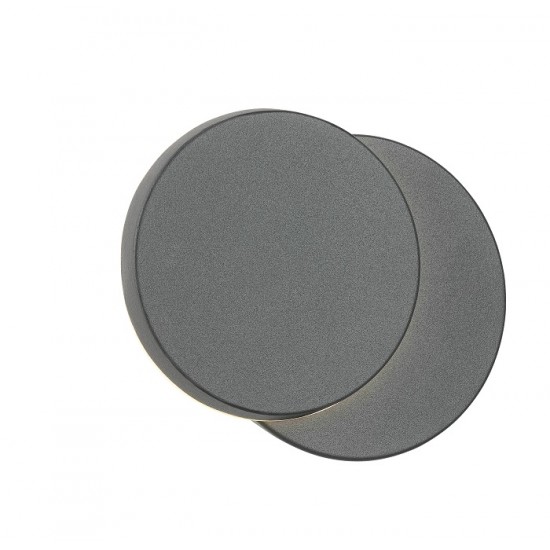 Aplica LED de exterior 12W rotunda orientabila NIKU SCHRACK antracit Alb Cald