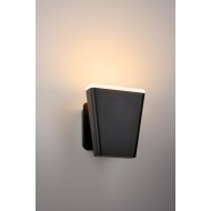 Aplica LED de perete 12.5W Mika SCHRACK antracit lumina calda