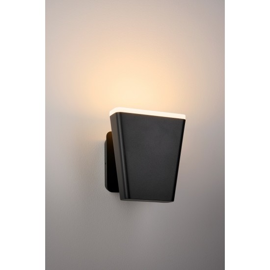 Aplica LED de perete 12.5W Mika SCHRACK antracit lumina calda
