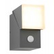 Aplica LED de perete cu senzor 8W orientabila Evo Square Up SCHRACK antracit lumina calda