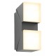 Aplica LED de perete 12.5W orientabila Evo Square SCHRACK iluminare sus/jos antracit lumina calda