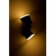 Aplica LED de perete 12.5W orientabila Evo Square SCHRACK iluminare sus/jos antracit lumina calda