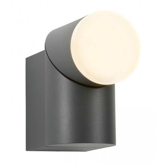 Aplica LED de perete 8W orientabila Evo Round Up SCHRACK antracit lumina calda