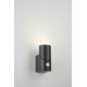 Aplica LED de perete cu senzor 8W orientabila Evo Round Up SCHRACK antracit lumina calda