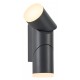 Aplica LED de perete 12.5W orientabila Evo Round SCHRACK iluminare sus/jos antracit lumina calda
