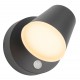 Aplica LED de perete cu senzor 12.5W Zeta SCHRACK antracit lumina calda
