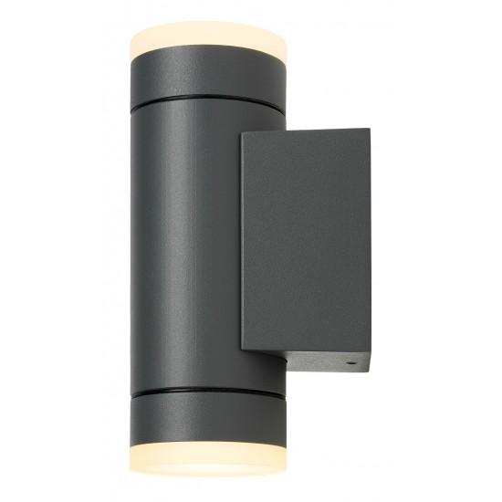 Lampa de perete GU10 Vida iluminare sus/jos antracit IP54