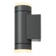 Lampa de perete GU10 Vida iluminare sus/jos antracit IP54