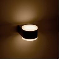 Aplica LED de exterior 12.5W ZELDA SCHRACK iluminare sus jos antracit lumina calda