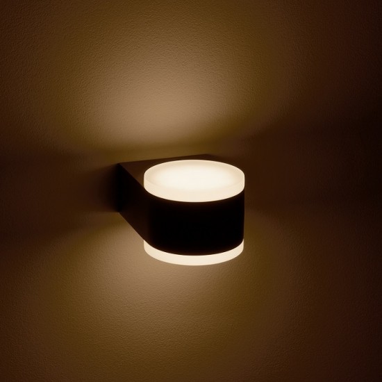 Aplica LED de exterior 12.5W ZELDA SCHRACK iluminare sus jos antracit lumina calda