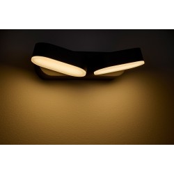 Aplica LED de perete 13W dubla orientabila LEA SCHRACK antracit lumina calda