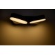 Aplica LED de perete 13W dubla orientabila LEA SCHRACK antracit lumina calda