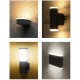 Lampa de perete GU10 Vida iluminare sus/jos antracit IP54