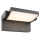 Aplica LED de perete 12.5W orientabila ILAS SCHRACK antracit lumina calda IP54