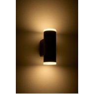 Aplica LED de perete 11.5W Vida SCHRACK iluminare sus/jos antracit lumina calda IP54