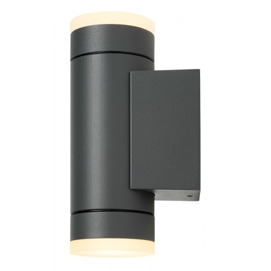 Aplica LED de perete 11.5W Vida SCHRACK iluminare sus/jos antracit lumina calda IP54
