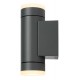 Aplica LED de perete 11.5W Vida SCHRACK iluminare sus/jos antracit lumina calda IP54