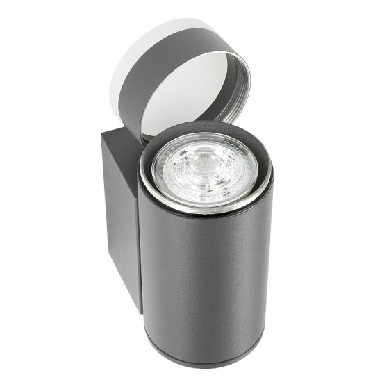 Lampa de perete GU10 Vida iluminare sus antracit IP54
