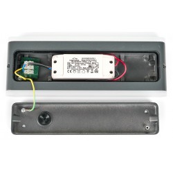 Aplica LED de perete 20W NAOS Large SCHRACK iluminare sus/jos antracit lumina calda IP54