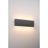 Aplica LED de perete 20W NAOS Large SCHRACK iluminare sus/jos antracit lumina calda IP54