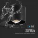 Aplica LED de exterior 5W 95mm corp negru iluminare sus jos IP65