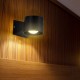 Aplica LED de exterior 5W 95mm corp negru iluminare sus jos IP65