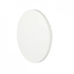 Aplica LED de exterior 5W rotunda aluminiu corp alb iluminare indirecta IP65