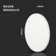 Aplica LED de exterior 5W rotunda aluminiu corp alb iluminare indirecta IP65