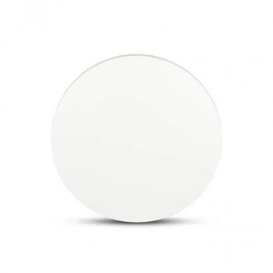 Aplica LED de exterior 8W rotunda aluminiu corp alb IP65