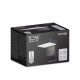 Aplica LED de perete 17W patrata aluminiu corp negru IP65