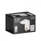 Aplica LED de perete 17W cu senzor PIR patrata aluminiu corp alb IP65