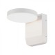 Aplica LED de perete 17W rotunda aluminiu corp alb IP65