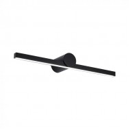 Aplica LED etansa pentru tablou sau oglinda 10W 610mm aluminiu corp negru IP65