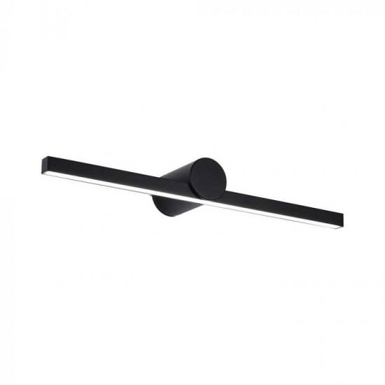 Aplica LED etansa pentru tablou sau oglinda 10W 610mm aluminiu corp negru IP65