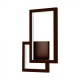 Aplica LED decorativa 20W 420mm culoare corten IP20