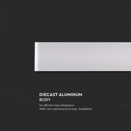 Aplica LED decorativa 20W IP44 alba iluminare sus jos