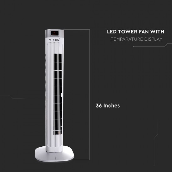 Ventilator turn 55W cu telecomanda - 36 inch
