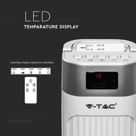Ventilator turn 55W cu telecomanda - 36 inch