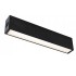 Corp LED liniar magnetic 20W Corp Negru Alb Cald