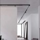 Corp LED liniar magnetic 20W Corp Negru Alb Cald