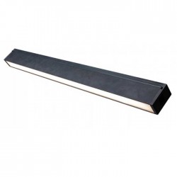 Corp LED liniar magnetic 30W Corp Negru Alb Cald