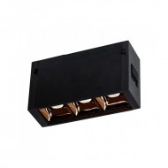 Spot LED liniar magnetic 3W Corp Negru Alb Cald